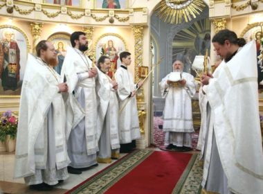 В праздник Вознесения Господня митрополит Кирилл совершил Божественную литургию