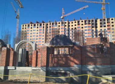 Продолжается строительство храма князя Владимира в Ставрополе