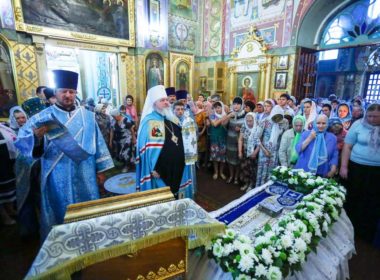 Митрополит Кирилл возглавил престольные торжества в Успенском храме Ставрополя