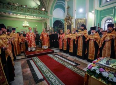 В канун дня памяти святителя Игнатия Брянчанинова в Андреевском соборе совершено всенощное бдение