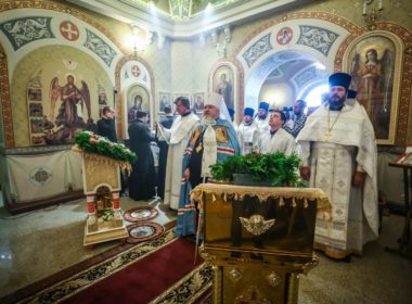 Митрополит Кирилл совершил великое освящение храма пророка Иоанна Предтечи в Московском лесу