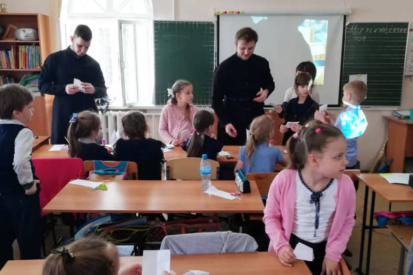Студенты семинарии прошли педагогическую практику в Успенской православной гимназии