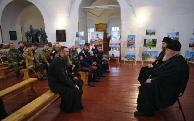Митрополит Кирилл встретился с казачеством Переяславля-Залесского