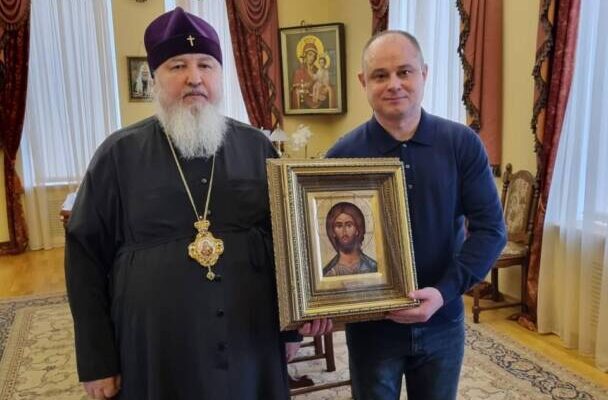 Митрополит Кирилл встретился с заместителем начальника Главного управления МВД России по Ставропольскому краю