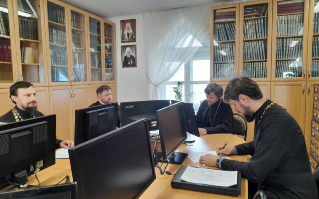В Ставропольской духовной семинарии прошло заседание кафедры библеистики