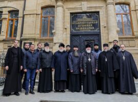 Митрополит Кирилл провел рабочее совещание по ремонтно-реставрационным работам в здании Ставропольской духовной семинарии