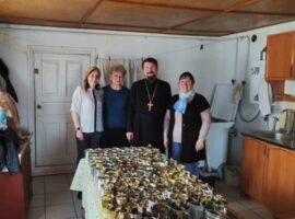 Гуманитарная акция прошла на территории храма святителя Николая Чудотворца села Сухая Буйвола