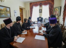 Митрополит Кирилл возглавил рабочее совещание с администрацией Ставропольской духовной семинарии
