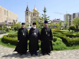 Митрополит Кирилл с рабочим визитом посетил Владимирский собор