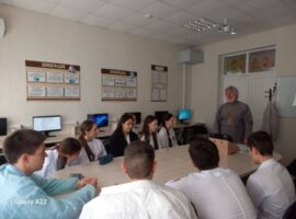 В школе №13 села Надежда прошла беседа с учащимися о празднике Пасхи
