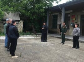 Священнослужитель напутствовал призывников Курсавского округа перед отправкой к местам несения воинской службы