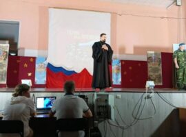 Концерт ко Дню защитника Отечества прошел в станице Барсуковской