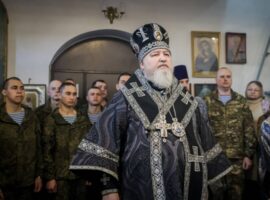 Митрополит Кирилл совершил Литургию Преждеосвященных Даров в храме святого мученика Иоанна Воина города Ставрополя