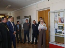 В администрации Грачевского муниципального округа открылась историко-документальная выставка, посвящённая Собору святых Ставропольской митрополии