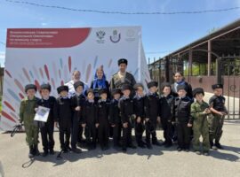 Ставропольские казачата приняли участие в традиционном ритуале «Посажение на коня»