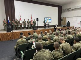 Клирик епархии посетил мероприятие, посвященное началу нового учебного периода в воинской части железнодорожных войск