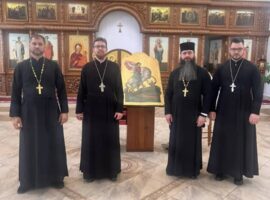 Секретарь епархиального управления посетил с рабочим визитом Курсавское благочиние