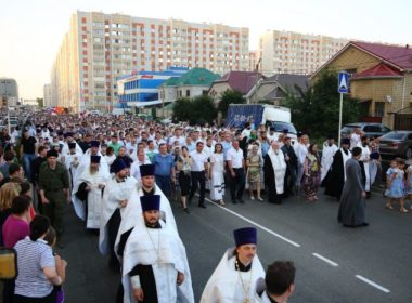 В день Крещения Руси в Ставрополе прошел Крестный ход