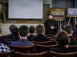 Руководитель информационного отдела Ростовской-на-Дону епархии встретился со студентами Ставропольской духовной семинарии