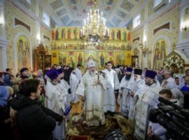 Митрополит Кирилл совершил великое освящение храма Преображения Господня г. Ставрополя в день его 125-летнего юбилея