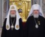 Поздравление митрополита Кирилла Святейшему Патриарху Кириллу с 15-й годовщиной интронизации