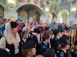 Праздник Благовещенья Пресвятой Богородицы отпраздновали в Православной Свято-Владимирской гимназии города Ставрополя