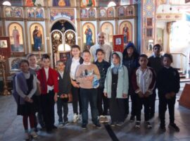 Цикл просветительских бесед и экскурсия по храму прошли для учащихся школы №5 города Михайловска