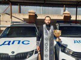 Клирик собора святителя Николая Чудотворца города Светлограда посетил районный отдел ГИБДД