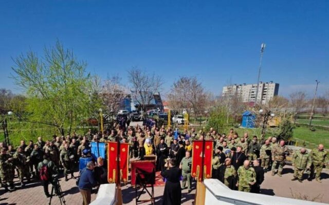 Митрополит Кирилл принял участие в принесении присяги казаками в ЛНР