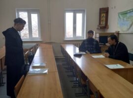 В Ставропольской духовной семинарии прошло заседание кафедры библеистики