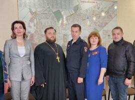 Священнослужитель принял участие в заседании общественного совета в отделе МВД России «Шпаковский»
