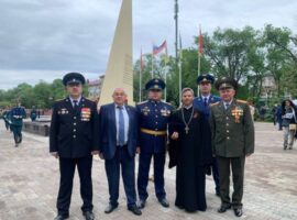 Духовенство города Невинномысска приняло участие в мероприятиях, приуроченных к празднованию Дня Победы