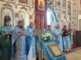 Престольный день отпраздновали в храме Иверской иконы Божией Матери села Грачёвка