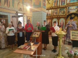 В храме Рождества Иоанна Предтечи села Ивановского прошла книжная выставка, приуроченная ко Дню православной книги