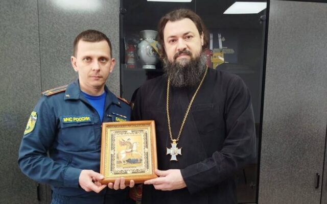 Состоялась рабочая встреча председателя епархиальной комиссии по взаимодействию с МЧС с заместителем начальника ГУ МЧС России по Ставропольскому краю