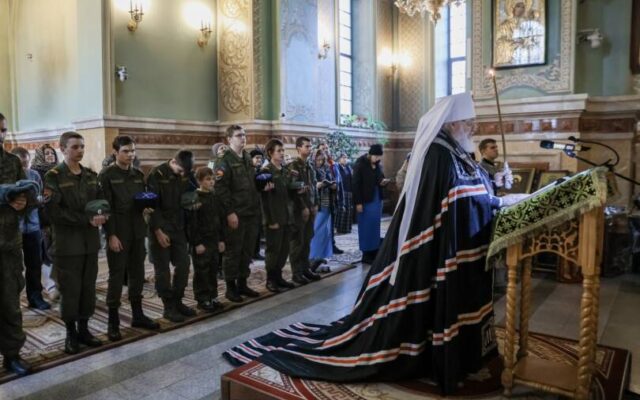 В понедельник первой седмицы Великого поста митрополит Кирилл совершил великое повечерие с чтением Великого покаянного канона преподобного Андрея Критского
