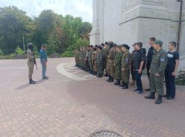 Для казачат Архиерейского казачьего конвоя прошли занятия по программе СОБРа