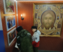 Воспитанники Архиерейского казачьего конвоя посетили поезд Победы