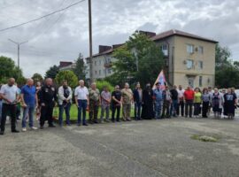 И. о. благочинного Донского округа принял участие в мероприятии, приуроченном ко Дню ветеранов боевых действий