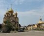 Крест и купол установлены на храм святых священномученика Киприана и мученицы Иустинии города Невинномысска