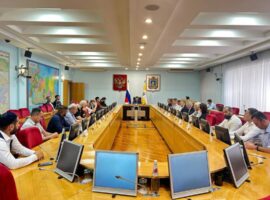 Секретарь епархиального управления принял участие во встрече с министром Ставропольского края по национальной политике и делам казачества