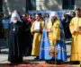 Митрополит Кирилл принял участие в освящении памятника святителю Тихону, Патриарху Московскому и всея Руси, в Пскове
