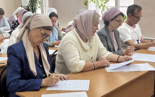 В Регентской школе Ставропольской духовной семинарии прошли вступительные испытания
