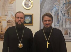 Клирик епархии встретился с встретился с председателем Финансово-хозяйственного управления Московского Патриархата