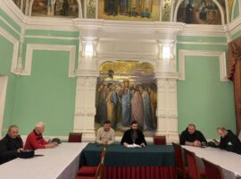 Секретарь епархиального управления провел рабочее совещание с казаками казачьих обществ города Ставрополя