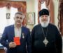 Митрополит Кирилл наградил  епархиальной медалью руководителя общественной организации Ставропольского края  «Осетинское культурно-просветительское общество «Алания»