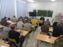 В школе №18 станицы Григорополисской прошло заседание совета отцов