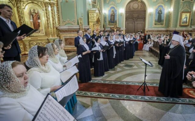 В Казанском кафедральном соборе Ставрополя прошел Рождественский хоровой собор