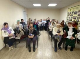 Клирик храма святого великомученика и целителя Пантелеимона города Ставрополя поздравил подопечных краевого ЦСОН с Рождеством Христовым