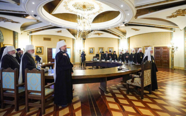 Митрополит Кирилл принял участие в работе заседания Высшего Церковного Совета